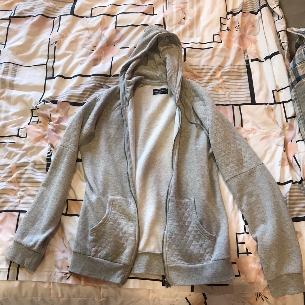 Sovereign Code Zip up Hoodie Gray Size Large